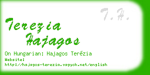 terezia hajagos business card